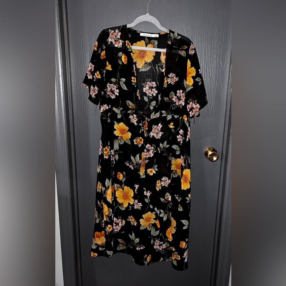 Floral Sheer Blouse Cover